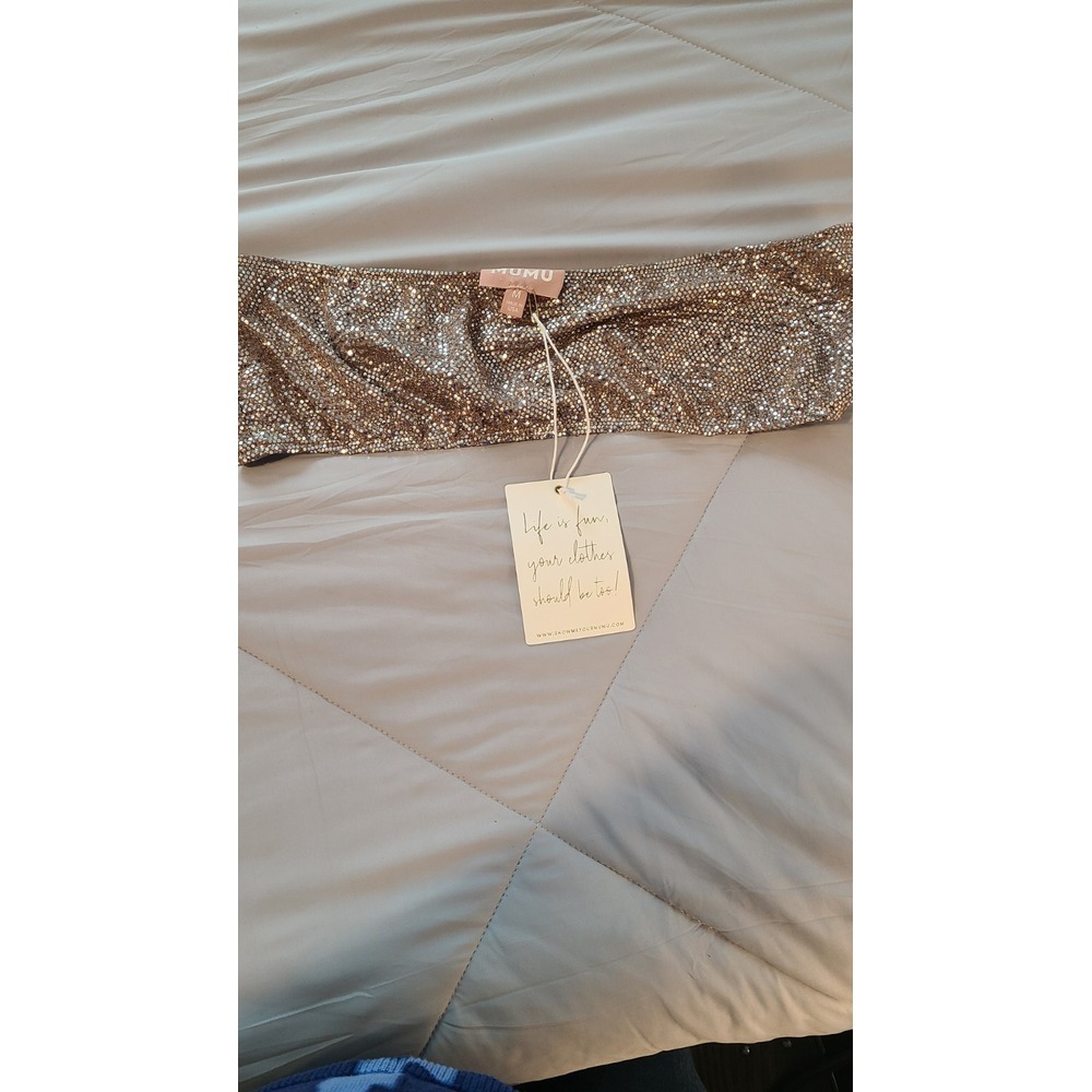 Show me your Mumu Micro Tube Top Silver Confetti Size Medium